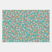 Feuille De Papier Cadeau Kalamkari (Devant)