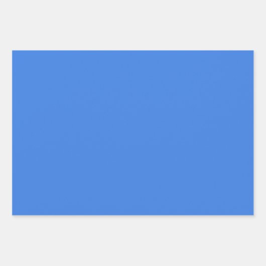 Feuille De Papier Cadeau Kaleidoscope bleu et jaune (Devant 3)