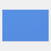 Feuille De Papier Cadeau Kaleidoscope bleu et jaune (Devant 3)