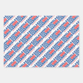 Feuille De Papier Cadeau Kamala Harris 2024 Election Patriotic (Devant 2)