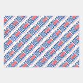 Feuille De Papier Cadeau Kamala Harris 2024 Election Patriotic (Devant)
