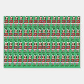 Feuille De Papier Cadeau kamala harris Photo face Elf Xmas (Devant)