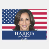 Feuille De Papier Cadeau Kamala Harris Pour Président 2024 (Devant 3)