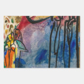 Feuille De Papier Cadeau Kandinski Impression III Concert Peinture Abstrait (Devant 3)