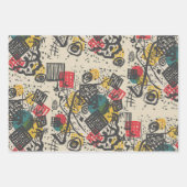 Feuille De Papier Cadeau Kandinsky Small Worlds V Classic Abstrait (Devant 3)
