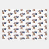 Feuille De Papier Cadeau Kangaroo et Koala (Devant)