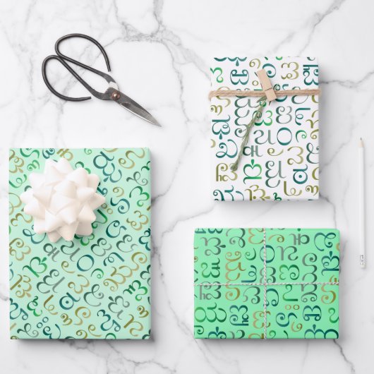 Feuille De Papier Cadeau Kannada (Recto)