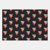 Feuille De Papier Cadeau Karate Martial Arts femme cadeau fille (Devant 3)