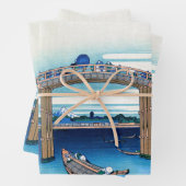 Feuille De Papier Cadeau Katsushika Hokusai (En situation)