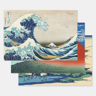 Feuille De Papier Cadeau Katsushika Hokusai - 36 Vues sur le Mont Fuji