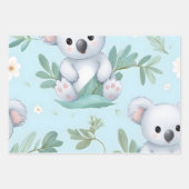 Feuille De Papier Cadeau Kawaii Cute Baby Koala Ours (Devant 2)