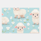 Feuille De Papier Cadeau Kawaii mignon mouton bébé (Devant 3)
