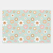 Feuille De Papier Cadeau Kawaii Rétro Branché (Devant)
