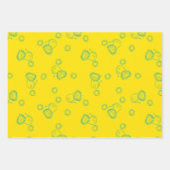 Feuille De Papier Cadeau Kawaii Teal Lions & Sunshine – Cute Pattern (Devant 2)