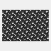 Feuille De Papier Cadeau Keeshond Graphic Outline mignonne Original Animal (Devant 3)