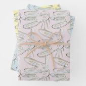 Feuille De Papier Cadeau Kendall Boggs Fine Art Pale Rabbits (En situation)