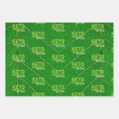 Feuille De Papier Cadeau Keto Friendly Low Carb (Devant)
