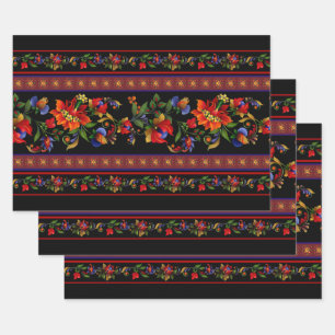 Feuille De Papier Cadeau Kiev Black