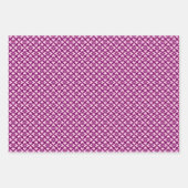 Feuille De Papier Cadeau Kimono floral Impression, Plum, Jade, Peach Wrappe (Devant)