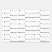 Feuille De Papier Cadeau Kindergarten Graduation  (Devant 3)