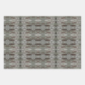 Feuille De Papier Cadeau Kingdom Tree Bark Patterned (Devant)