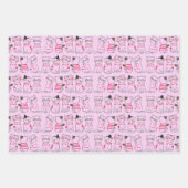Feuille De Papier Cadeau Kitty Love (Devant 2)
