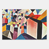 Feuille De Papier Cadeau Klee - Trois peintures populaires (Devant 2)