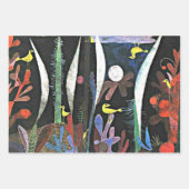 Feuille De Papier Cadeau Klee - Trois peintures populaires (Devant)