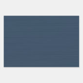 Feuille De Papier Cadeau Knit pattern simple navy blue Christmas holiday (Devant 2)