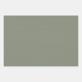 Feuille De Papier Cadeau Knit pattern simple sage green Christmas holiday (Devant 2)