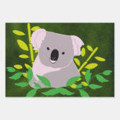 Feuille De Papier Cadeau koala (Devant)