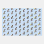 Feuille De Papier Cadeau Koala Bear Fusée (Devant)