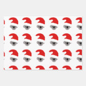 Feuille De Papier Cadeau koala de Noël personnalisé (Devant)