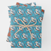 Feuille De Papier Cadeau Kookaburra Bird (En situation)