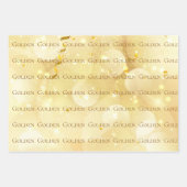 FEUILLE DE PAPIER CADEAU KPOP GOLDEN GIFT WRAP (Devant 2)