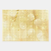 Feuille De Papier Cadeau KPOP GOLDEN Gift Wrap (Devant)