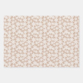 Feuille De Papier Cadeau Kraft Country Christmas Designs Blanc (Devant)