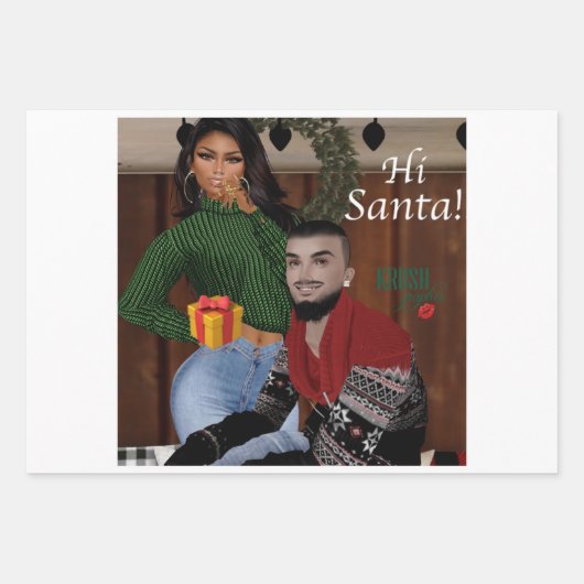 Feuille De Papier Cadeau Krush Graphix par Ahsek Novel Cadeau Wrap 2 (Devant)