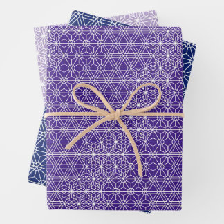 Feuille De Papier Cadeau KUMIKO | Motif Traditionnel Japonais