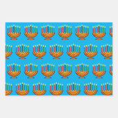 Feuille De Papier Cadeau Kwanzaa Kinara (Devant 3)