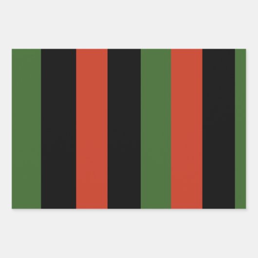 Feuille De Papier Cadeau Kwanzaa moderne (Devant 2)