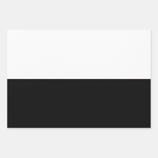 Feuille De Papier Cadeau Kwanzaa noir et blanc moderne (Devant 3)