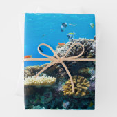 Feuille De Papier Cadeau La barrière de corail sous l'eau (En situation)