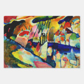 Feuille De Papier Cadeau La célèbre oeuvre de Kandinsky (Devant 3)