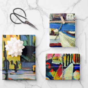 Feuille De Papier Cadeau La célèbre oeuvre de Kandinsky