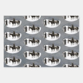 Feuille De Papier Cadeau La chute du Cowboy 1895 Frédéric Remington (Devant)