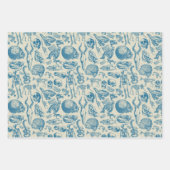 Feuille De Papier Cadeau La collection d'os (Devant 3)