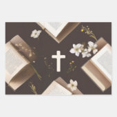 Feuille De Papier Cadeau La colombe et l'harmonie croisée (Devant 2)