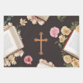 Feuille De Papier Cadeau La colombe et l'harmonie croisée (Devant)