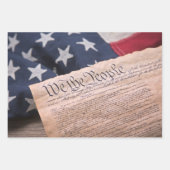 Feuille De Papier Cadeau La Constitution (Devant 2)